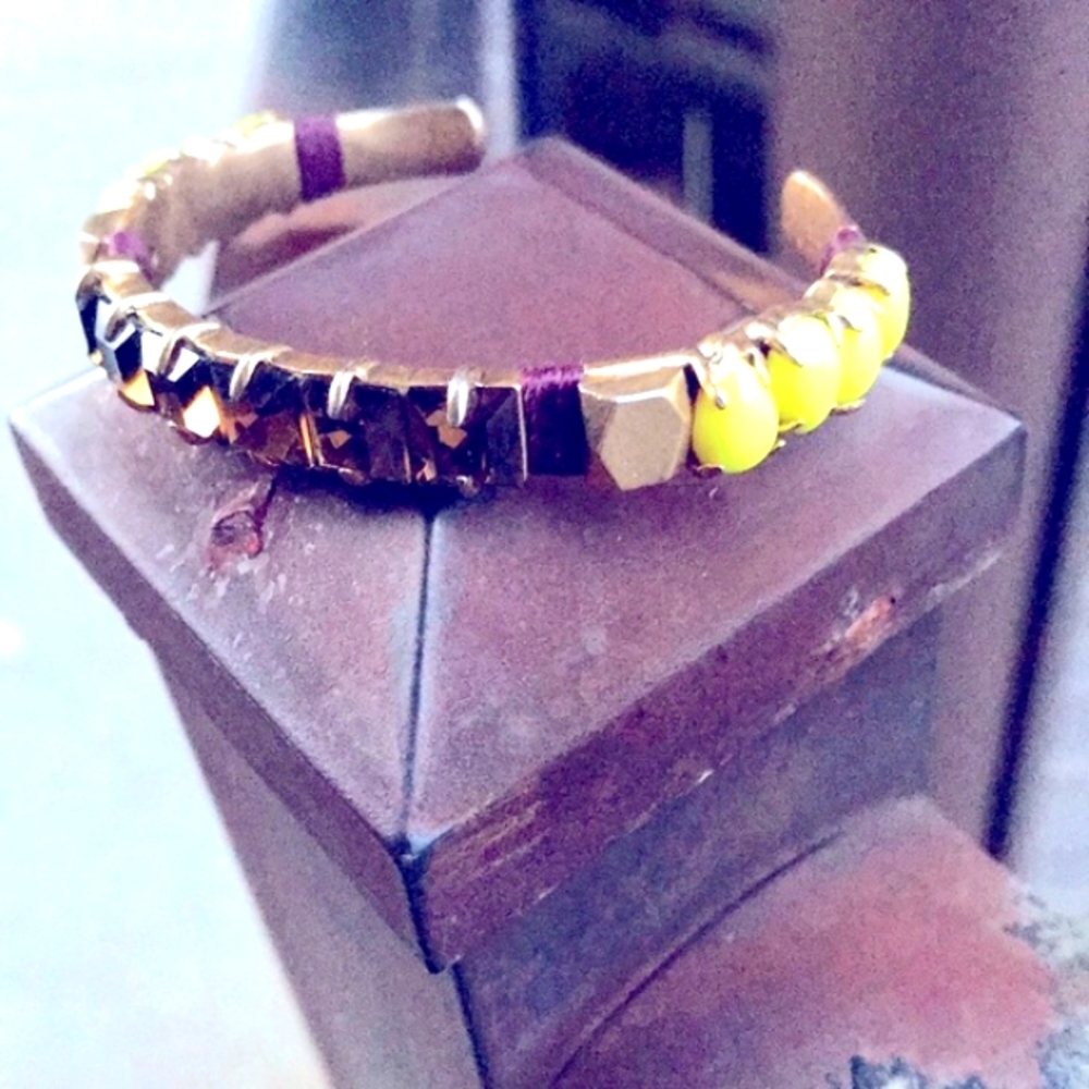 UNIQUE RARE J Crew Bracelet Vintage Beautiful Colors